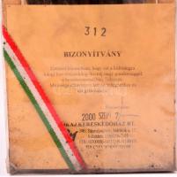 1936 Tokaji Aszú 5 puttonyos. Különleges bor bontatlan díszcsomagolásban. Sorszámozott.