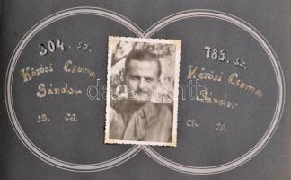 cca 1946 A 308. és a 788. sz. Kőrösi Csoma S. cserkészcsapat fotóalbuma 100 fotóval a cserkészvezető...