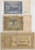 Lengyelország 1916-1948. 8db-os bankjegy tétel, mind különféle T:II-III-
Poland 1916-1948. 8pcs of ...