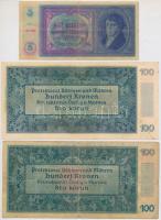 Csehszlovákia / Cseh-Morva Protektorátus 1919-1953. 8db-os bankjegy tétel, mind különféle T:III-IV
...