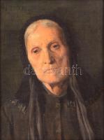 Nádler Róbert (1858-1938): Sokác asszony. Olaj, farost. Jelzett. 43x32 cm Díszes keretben.