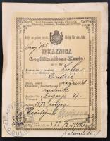 1878 Horvát személyi igazolvány / Croatian ID