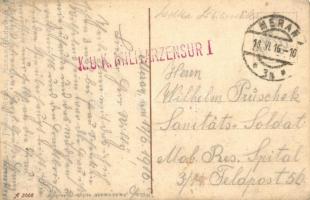 Herunterschiessen eines russischen Flugzeuges durch deutsche und österreichische Truppen / WWI Austr...