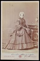 Amalie Haizinger (1800-1884) német színésznő fényképe. / German actress photo 11x16 cm