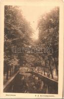 4 db régi holland városképes lap / 4 pre-1945 Dutch town-view postcards: Amsterdam, Scheveningen