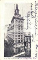 8 db RÉGI amerikai városképes lap / 8 pre-1925 American town-view postcards