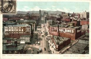 8 db RÉGI amerikai városképes lap / 8 pre-1925 American town-view postcards