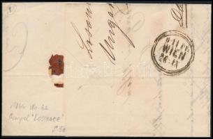 1866 5kr on cover 1866 5kr levélen ,,LOSSONCZ" - ,,WIEN"