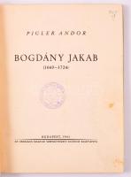 Pigler Antal: Bogdány Jakab. (1660-1724.) Bp.,1941, Országos Magyar Szépművészeti Múzeum, 31 p.+LVII...