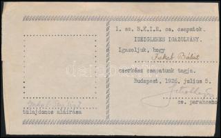 1926 Nemzeti Cserkész Nagytábor 1926. julius 9-23. Ujpesti-Népsziget. Szerk. és kiadja: Nagytábortan...