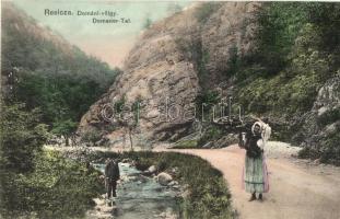 Resica, Resita; Dománi-völgy / Doman valley - 2 db régi képeslap / 2 pre-1945 postcards