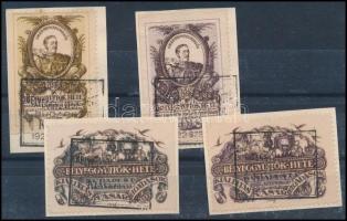 1921 8 db bélyegkiállítási levélzáró