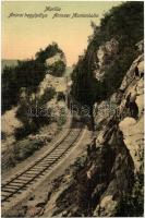 Marilla, Marila; Aninai-hegyipálya, Zsittini vasúthíd, gőzmozdony / railway bridge, viaduct, locomotive - 2 db régi képeslap / 2 pre-1945 postcards