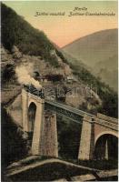 Marilla, Marila; Aninai-hegyipálya, Zsittini vasúthíd, gőzmozdony / railway bridge, viaduct, locomot...