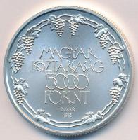 2008. 5000Ft Ag "Tokaji Történelmi Borvidék" Tanúsítvánnyal T:BU Adamo EM219