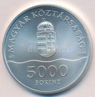 2008. 5000Ft Ag "XXIX. Nyári Olimpiai Játékok - Peking 2008" tanúsítvánnyal  T:BU. Adamo E...