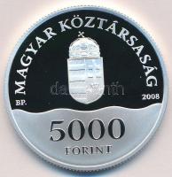 2008. 5000Ft Ag "XXIX. Nyári Olimpiai Játékok - Peking 2008" tanúsítvánnyal  T:PP. Adamo E...