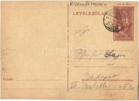 1941 2 db levél Pfeifer György zsidó I/3. KMSZ-től (közérdekű munkaszolgálatos) édesapjának Pfeifer ...