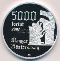 2007. 5000Ft Ag "Árpád-házi Szent Erzsébet" tanúsítvánnyal T:PP Adamo EM213