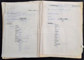 1972-1979 A Szabó-család gépelt szövegkönyvei, Liska Dénes (1927-2012) dramaturg, író saját kézzel í...