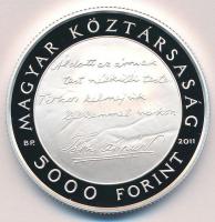 2011. 5000Ft Ag "Tóth Árpád" tanúsítvánnyal T:PP Adamo EM238
