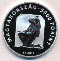 2012. 5000Ft Ag "Reményi József születésének 125. évfordulója" tanúsítvánnyal T:PP