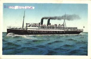 SS Baron Gautsch, Österreichischer Lloyd passenger steamship. G. C. Pola 1912/13. (EK)