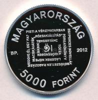 2012. 5000Ft Ag "Örkény István születésének 100. évfordulója" Tanúsítvánnyal T:PP