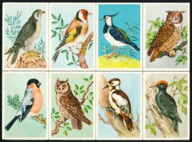 24 db magyar levélzáró (madarak)