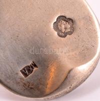 Ezüst(Ag) kanalak, különböző méretekben, 3 db, h: 16, 18, 21 cm, nettó: 118 g