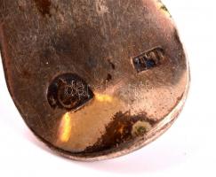 Ezüst(Ag) kanalak, különböző méretekben, 3 db, h: 16, 18, 21 cm, nettó: 118 g