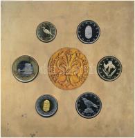 2012. 5Ft-200Ft (6xklf) forgalmi szett "Az első magyar aranyforint" + I. Károly aranyforin...