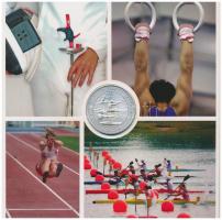 2012. 5Ft-200Ft (6xklf) forgalmi sor szettben, benne 2012. 3000Ft Ag "XXX. Nyári Olimpiai Játék...