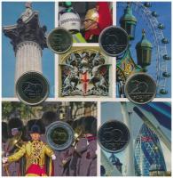 2012. 5Ft-200Ft (6xklf) forgalmi sor szettben, benne 2012. 3000Ft Ag "XXX. Nyári Olimpiai Játék...