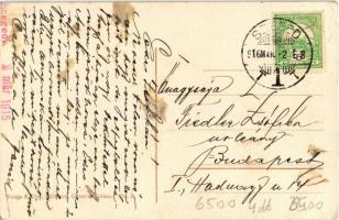 1916 Women skiing, winter sport. Vouga & Cie. No. A. 1. litho s: Pellegrini