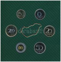 2012. 5-200Ft (6xklf) forgalmi szett, dísztokban T:PP