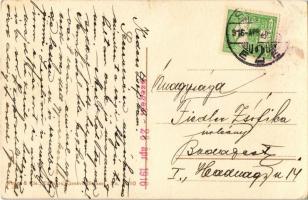 1916 Skiing, winter sport. Vouga & Cie. No. A. 10. litho s: Pellegrini (EK)