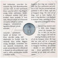 2011. 5Ft-200Ft (6xklf) forgalmi sor szettben + 3000Ft Ag "Az Európai Unió Tanácsának magyar el...