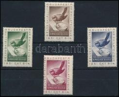 1951 4 db bélyegkiállítási levélzáró