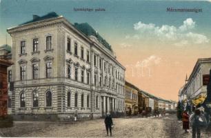 1917 Máramarossziget, Sighetu Marmatiei; Igazságügyi palota, piaci árusok / Palace of Justice, market vendors (EK)