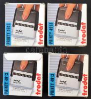 167 db használatlan alkalmi képeslap, üdvözlőkártya a 2000-es évekből, hozzá 4 db használt Trodat bé...