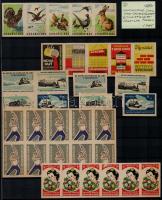Csehszlovák gyufacímkék, csak nagy gyűjtemények ritka darabjai vágatlan íveken