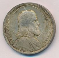 1938. 5P Ag "Szent István" T:1- patina Adamo P8.1