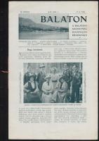 1916 Balaton, A Balatoni Szövetség hivatalos értesítője.ix. évf. 8-9 számai. Sok képpel és hirdetéss