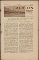 1939 Balaton, A Balatoni Szövetség hivatalos értesítője.XXXII. évf.10 számai. Sok képpel és hirdetéss