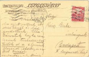 1917 Budapest XIV. Székesfővárosi Állatkert, Afrikai juhok a Központi tejcsarnoknál. Jelfy Gy. felvé...