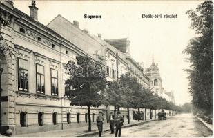 1908 Sopron, Deák tér (apró szakadás / tiny tear)