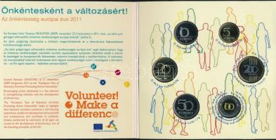 2011. 5Ft-200Ft (6xklf) "Az Európai Unió Tanácsának magyar elnöksége" forgalmi sor szettbe...