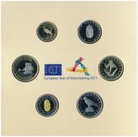 2011. 5Ft-200Ft (6xklf) "Az Európai Unió Tanácsának magyar elnöksége" forgalmi sor szettbe...