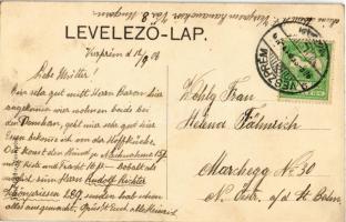 1908 Veszprém, Hosszú utca, üzlet. Pósa Endre kiadása